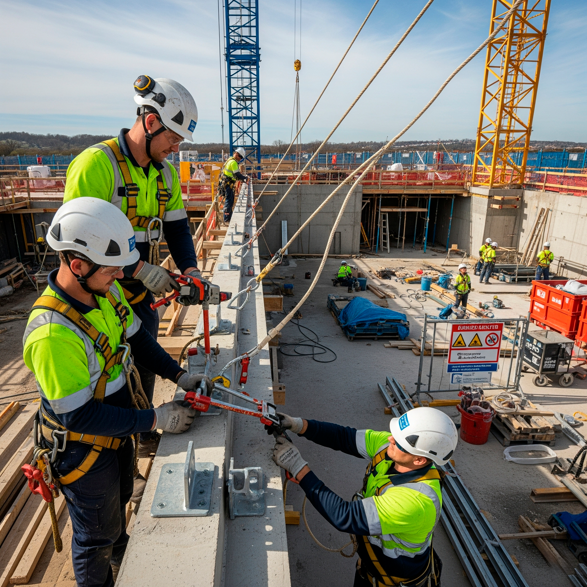 Instalación de Puntos de Anclaje y Lineas de Vida2